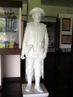 General Malvar's Sculpture found in the museum General Malvar's Sculpture found in the museum