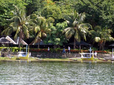 Taal Lake Yacht Club view from the lake