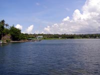 Taal Lake, a large fresh water lake where Taal Volcano is located