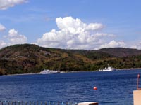 A seascape at the dining hall of Vistamar