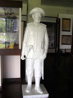 General Malvar's Sculpture found in the museum