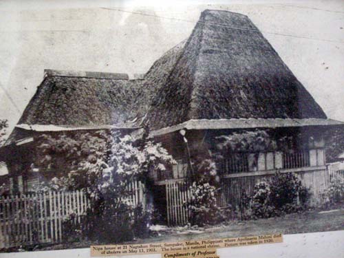 Picture of the house where Mabini stayed in Nagtahan - Mabini Shrine